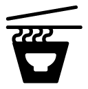 noodles glyph Icon