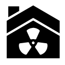 nuclear house glyph Icon