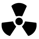 nuclear power glyph Icon