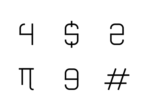 numbers-and-symbols-glyph-icons