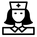 nurse glyph Icon