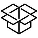 open box solid icon