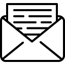 open envelope line Icon