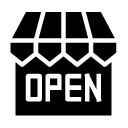 open store glyph Icon