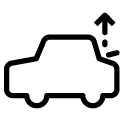 open trunk line Icon