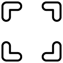 outwards line icon