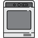 oven filled outline icon