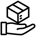 package delivery line Icon