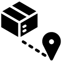 package destination glyph Icon