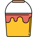 paintbucket filled outline icon