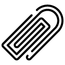 paperclip solid icon