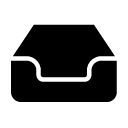 papertray 1 glyph Icon