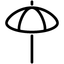 parasol line Icon