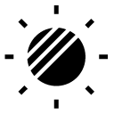 partial eclipse glyph Icon