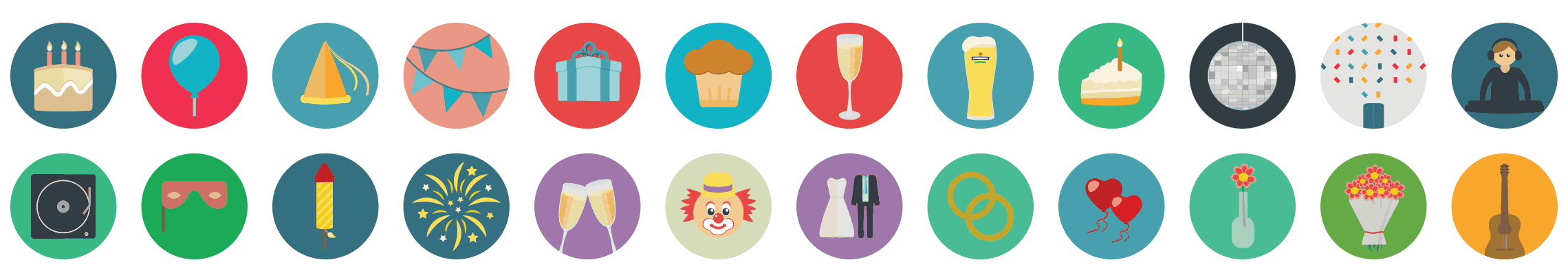 party-flat-icons-vol-1-preview