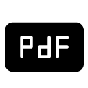 pdf glyph Icon