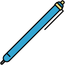 pen filled outline icon