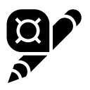 pencil seek glyph Icon