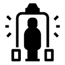 person security check glyph Icon