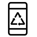 phone reuse line Icon