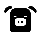 pig glyph Icon