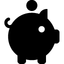 piggy bank_1 solid icon