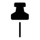 pin glyph Icon