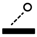 pinball glyph Icon