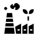 plant factory glyph Icon