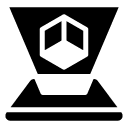 platform vr glyph Icon