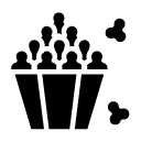 popcorn glyph Icon