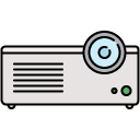 projector filled outline Icon