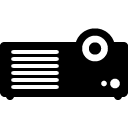 projector filled outline Icon
