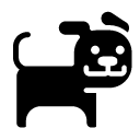 puppy glyph Icon