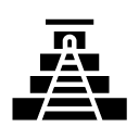 pyramid glyph Icon