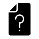 question glyph Icon