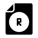 r file glyph Icon