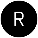 r glyph Icon