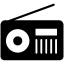 radio solid icon