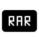 rar glyph Icon