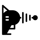 ray gun glyph Icon