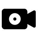 record video glyph Icon