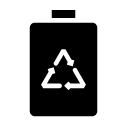 recycle battery 2 glyph Icon