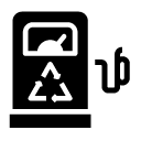 recycle fuel glyph Icon