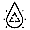 recycle water line Icon