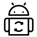 refresh android line Icon