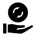 refresh care glyph Icon