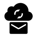 refresh cloud glyph Icon