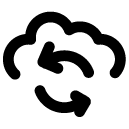 refresh cloud line Icon