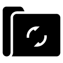 refresh folder glyph Icon